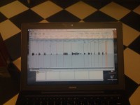 Sound Studio.app in a bathroom stall